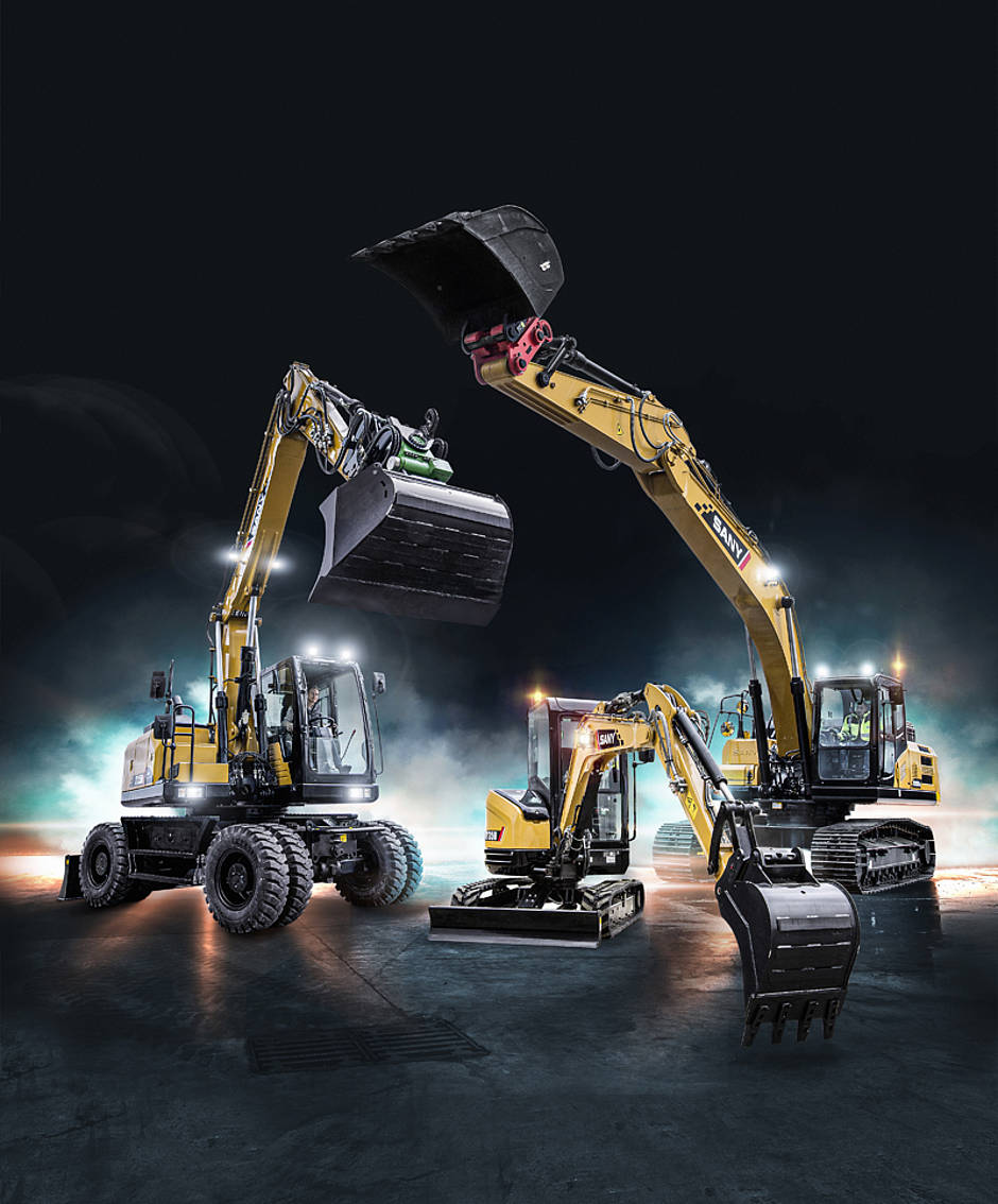 SANY medium Excavators