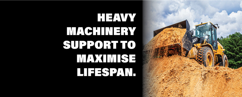 Heavy machinery support