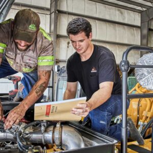 heavy machinery service support