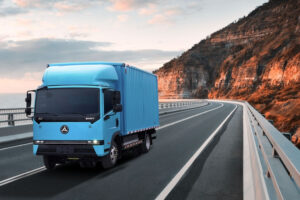 SANY EV Light Truck Road Driving